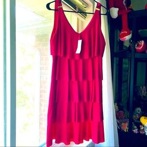 ‼️SALE‼️ NWT White House Black Market Ruffled Tiered Party 🎈 Dress